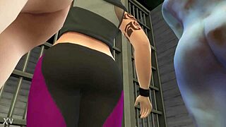 Overwatch trio engages in face farting with femdom fetish elements in anime 😏💨