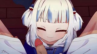 Gawr Gura's Hand Movements That Intrigue And Suggest More In Hentai