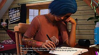 being a dik 205 - talking to the busty pierced blue hair grunge girl about our feelings