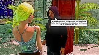 In Das Königreich Teil 1, the SHEMALE PRINCESS engages in hentai adventures