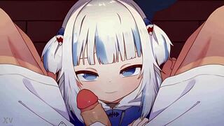 Gawr Gura's Hand Movements That Intrigue And Suggest More In Hentai