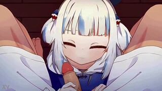 Gawr Gura's Hand Movements That Intrigue And Suggest More In Hentai