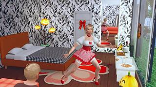 Ken Arranged For Barbie To Have Hard Anal Sex In A Big Ass And Checked The Whore's Deep Throat In Sims 4 Hentai Sfm