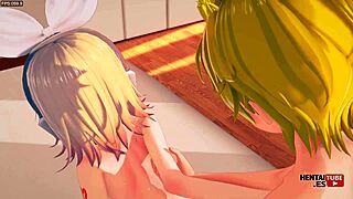 Vocaloid Hentai - Len Fucks Rin in Doggy Style - Anime Manga Japanese Asian Japanese Porn