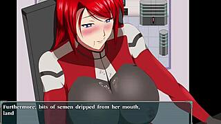 Girlfriend and mayor in student uniforms party with many men