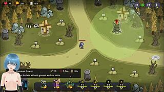 beautiful mystic defenders gameplay 4 - i love these big tits