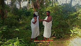 Naughty Bbw Stepsister Enjoys Outdoor Adventures With Big Black Cock