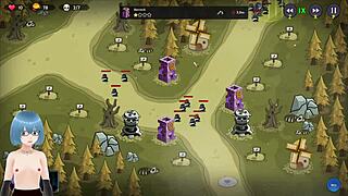 beautiful mystic defenders gameplay 4 - i love these big tits