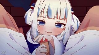 Gawr Gura's Hand Movements That Intrigue And Suggest More In Hentai