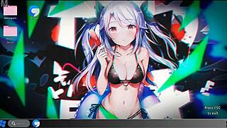 Roxanne's Public Display in Kyonyuu Fantasy, Flashing Outdoors as Student in Hentai