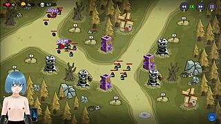 beautiful mystic defenders gameplay 4 - i love these big tits