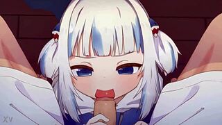 Gawr Gura's Hand Movements That Intrigue And Suggest More In Hentai