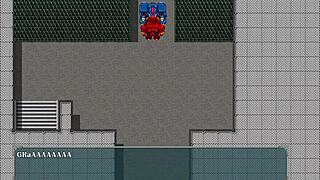 Girlfriend and mayor in student uniforms party with many men