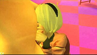 Yorha 2B Engages in Intense Hentai Sex with Monsters