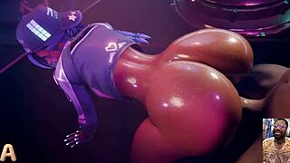 Thicc ass Kimberly twerks, tasty ass Sombra gets backshots, beautiful Supergirl breeds!