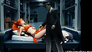 gorgeous little 18+ redhead blossom encounters prof u and his evil twin