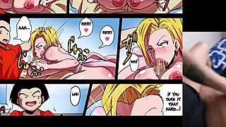 Watching Hentai Of Android 18 With Stepmother In Family Setting