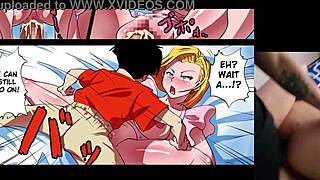 Watching Hentai Of Android 18 With Stepmother In Family Setting