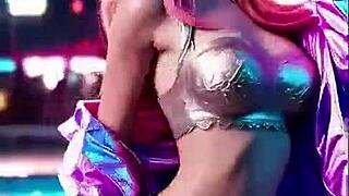 ahris sassy dance versus league legends 3d style