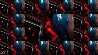Sexy dancing in club 3dx