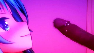 mmd - mitsuboshil - aquas glory hole