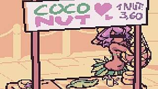 Coco nutshake pixel game with intriguing hentai elements