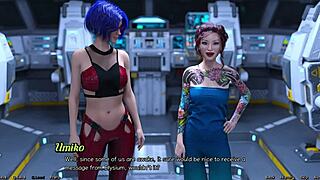 Stranded in space, the crew misses out on a wild threesome adventure.