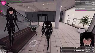 Manaka's Secret Flashing In Mall