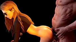 Hot Busty 3D Blonde Anal Teaser with Big Tits and Monster Cock Action 😏