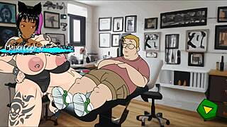 inked pleasure 2 - dominating teen with huge breasts takes control.