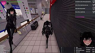 Manaka's Secret Flashing In Mall