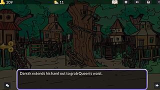 Slutty Whores Overcome With Desire During Werewolf Boss Battle Fucking. Intense Emotions Run High In Queens Brothel 11.