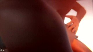 Foda Anal 3D com Beleza Ruiva