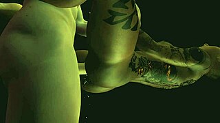 Tattooed Black Girl Standing Firmly in American Dad 3D Parody