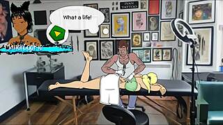 inked pleasure 2 - dominating teen with huge breasts takes control.