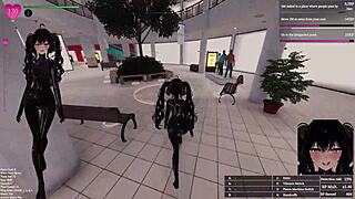 Manaka's Secret Flashing In Mall