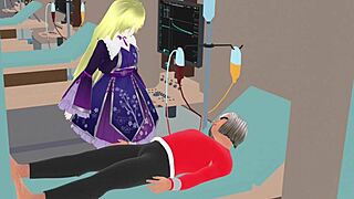 tall blonde angel eris pleases rescuers in spaceships hospital!!