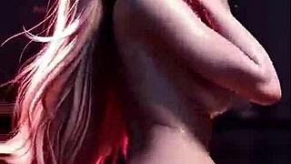 ahris sassy dance versus league legends 3d style