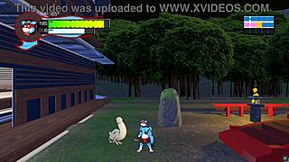 oh so hero faces ninja surprise gangbang in gay hentai game