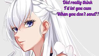 Belfast quickie JOI with insults and findom leading to ruined orgasm 😈