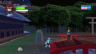 oh so hero faces ninja surprise gangbang in gay hentai game