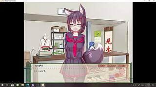 konko the foxgirl waifu in heat play