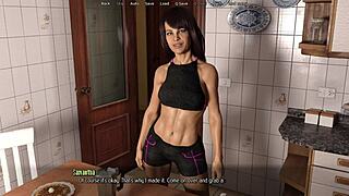 Hot MILF in Halfway House 05 loves her beautiful ass being touched!