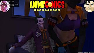 el guason and harley quinn as prostitute in dc comics