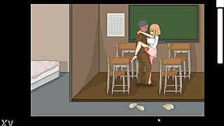 Cute Blonde Has Sex With Teacher In Bt Life Hentai Game