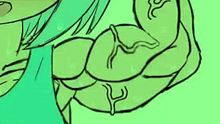 i tink fubukis musle growth is amazin in this sexy animaton