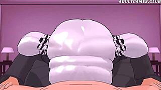 Smug anime girl dominates with fellatio 😏.