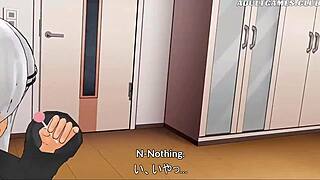 Smug anime girl dominates with fellatio 😏.