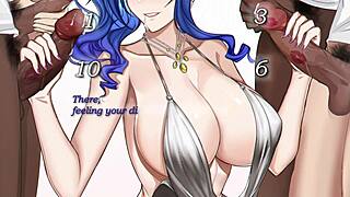 St louis guides ten lucky virgins through gangbang femdom sessions with multiple endings in azur lane