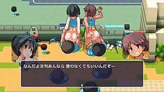 I love the shared toilet in hentai game, full gallery 3